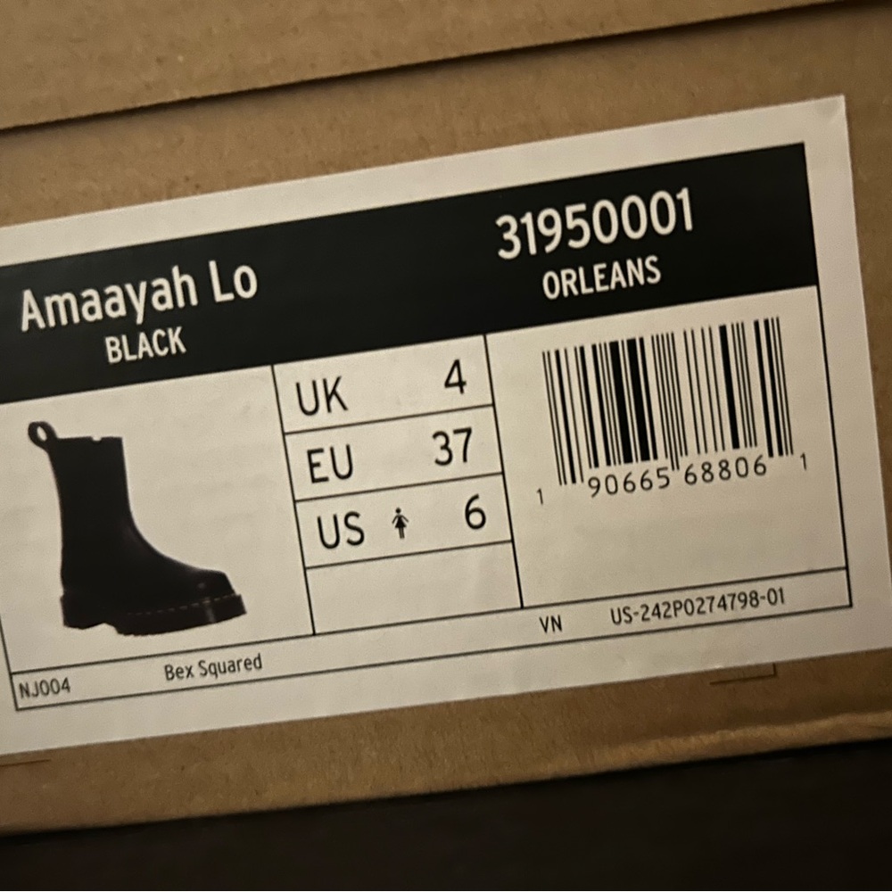 Dr. Martens Black Leather Boots